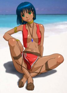 Rating: Explicit Score: 0 Tags: 1girls anus artist_request ass beach blush breasts censored dark-skinned_female dark_skin earrings female fushigi_no_umi_no_nadia gainax human jewelry medium_breasts nadia_la_arwall nipple_slip nipples purple_hair pussy rule34 sandals short_hair sitting vest User: bunchy7s