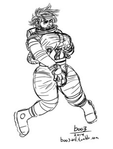 Rating: Questionable Score: 0 Tags: 2014 astronaut boo3 breasts bulge clothes_stretching e621 gender_transformation growth gynomorph human intersex mammal monochrome not_furry solo transformation User: bunchy7s