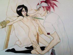 Rating: Explicit Score: 0 Tags: abarai_renji black_hair bleach bondage bound_arms brush erect_nipples feathers female footwear kuchiki_rukia nipples nude purple_eyes red_hair renji_abarai rule34 socks tickling tied_up undressing User: bunchy7s