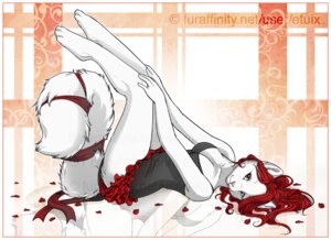 Rating: Safe Score: 0 Tags: 2011 anthro bedroom_eyes biped bodysuit breasts cleavage clothed clothing domestic_cat e621 etuix felid feline felis female frilly hair half-closed_eyes leotard lingerie looking_at_viewer lying mammal narrowed_eyes on_back petals pinup pose red_eyes red_hair ribbons rose_petals seductive skimpy skinsuit solo tail text tight_clothing url watermark User: bunchy7s