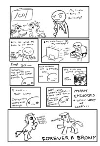 Rating: Questionable Score: 0 Tags: >:( alternate_species assimilation body_horror comic cutie_mark derpy_hooves_(mlp) e621 english_text equid equine feathered_wings feathers female feral friendship_is_magic frown group hasbro horn human male mammal meme monochrome my_little_pony mythological_creature mythological_equine mythology oblivious pegasus ponification simple_background stick_figure tail text the_truth transformation unicorn unknown_artist white_background wings User: bunchy7s
