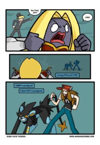 Rating: Questionable Score: 0 Tags: 2007 ambiguous_gender awkwardzombie clothing comic e621 english_text felid female feral flashing flashing_breasts generation_1_pokemon generation_4_pokemon grandfathered_content group hat headgear headwear human humanoid jynx katie_tiedrich katie_tiedrich_(persona) luxray male mammal nintendo pokemon pokemon_(species) pokemon_speak pokemon_trainer quadruped tail text User: bunchy7s