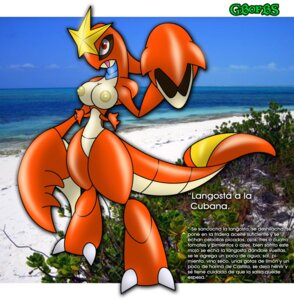 Rating: Explicit Score: 0 Tags: anthro breasts claws color crawdaunt day female female_only gb_of_bs nintendo nipples nude outdoors pokemon rule34 solo standing tagme translation_request User: bunchy7s