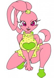 Rating: Questionable Score: 0 Tags: aged_up anthro bear big_breasts biped breasts cartoon_network chowder_(series) clothed clothing domestic_cat dress e621 fangs felid feline felis female hi_res hybrid kneeling lagomorph leporid looking_at_viewer mammal panini_(chowder) panties pink_eyes rabbit simple_background smile solo tail teeth trancua underwear white_background User: bunchy7s