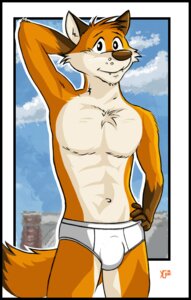Rating: Questionable Score: 0 Tags: anthro biped black_border border briefs briefs_only brown_nose bulge canid canine chest_tuft closet_coon clothed clothing colin_young e621 fangs fox fur gloves_(marking) hand_behind_head hand_on_hip kcee looking_at_viewer male mammal markings muscular muscular_anthro muscular_male navel orange_body orange_fur pecs red_fox solo standing tan_body tan_fur teeth tighty_whities topless true_fox tuft underwear underwear_only whiskers white_briefs white_clothing white_underwear User: bunchy7s