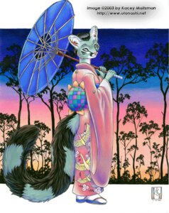 Rating: Safe Score: 0 Tags: 2003 anthro asian_clothing clothing e621 east_asian_clothing echo_(kacey) female genet japanese japanese_clothing kacey kimono low_res mammal solo tail umbrella viverrid User: bunchy7s