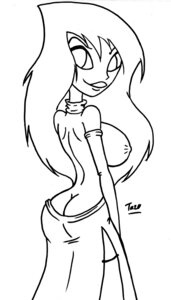 Rating: Explicit Score: 0 Tags: big_breasts breasts disney disney_channel female female_only human innocenttazlet kim_possible large_breasts line_art long_hair monochrome pointy_chin rule34 shego solo straight_hair virgin_killer_dress User: bunchy7s
