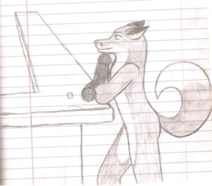 Rating: Safe Score: 0 Tags: anthro arm_support biped canid canine countershade_face countershade_legs countershade_torso countershading dipstick_tail e621 ears_back flikk_the_fox fox gloves_(marking) graphite_(artwork) hi_res leaning_on_elbow lined_paper male mammal markings multicolored_tail nude pivoted_ears solo standing steven3031 tail tail_markings traditional_media_(artwork) unfinished User: bunchy7s