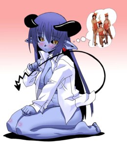 Rating: Explicit Score: 0 Tags: alternate_costume astaroth astaroth_(shinrabanshou) black_and_yellow_sclera black_hair black_horns black_thong blue_hair blue_skin blush blushing breasts clothing female futaba_channel horns labcoat multicolored_hair rule34 shinrabanshou tagme tail thought_bubble two-tone_hair yellow_eyes User: bunchy7s