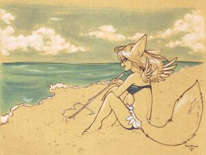 Rating: Safe Score: 0 Tags: ajna anthro beach bikini bottomwear canid canine clothed clothing cloud detailed_background e621 feathered_wings feathers felid female fox heart_symbol hybrid mammal outside pantherine risu-chan sand seaside skimpy skirt sky solo swimwear tail tiger toony two-piece_swimsuit water wings User: bunchy7s