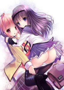Rating: Explicit Score: 0 Tags: akemi_homura ass bag big_ass big_butt blush female from_behind hair_ribbon human looking_at_viewer looking_back madoka_kaname magical_girl mahou_shoujo_madoka_magica multiple_females multiple_girls panties panty_pull pantyhose pantyhose_pull pink_hair pussy pussy_juice ribbon rule34 school_bag school_uniform shimokirin skirt skirt_down tear underwear yuri User: bunchy7s