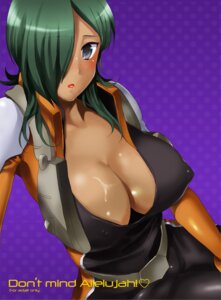 Rating: Explicit Score: 0 Tags: 1girls allelujah_haptism belluch blush breasts cleavage dark_skin female green_hair grey_eyes gundam gundam_00 hair_over_one_eye huge_breasts konnyakuyukko open_mouth pilot_suit rule34 rule_63 saliva solo User: bunchy7s