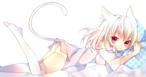 Rating: Questionable Score: 0 Tags: :3 animal_humanoid bare_shoulders bent_arm bent_legs butt cat_humanoid clothed clothing e621 felid felid_humanoid feline feline_humanoid female hair humanoid legwear looking_at_viewer lying mammal mammal_humanoid no_underwear on_front one_calf_up pillow pink_eyes pinup portrait pose raised_calf short_hair side_view solo tail thigh_highs white_hair 人影 User: bunchy7s