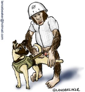 Rating: Explicit Score: 0 Tags: ambiguous_gender ham_the_chimp laika lancebreaker male male/ambiguous rule34 tagme User: bunchy7s