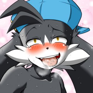 Rating: Questionable Score: 0 Tags: ahegao anthro bandai_namco blush bodily_fluids clothing derp_eyes domestic_cat drooling e621 felid feline felis hat hat_only headgear headgear_only headwear headwear_only klonoa klonoa_(series) looking_pleasured male mammal meme mostly_nude naughty_face saliva shaolin_bones simple_background solo sweat User: bunchy7s