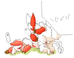 Rating: Explicit Score: 0 Tags: backsack balls butt canopus335 duo e621 eyes_closed female feral fur generation_3_pokemon genitals japanese_text male male/female markings nintendo pokemon pokemon_(species) red_markings tail text translation_request vaginal white_body white_fur zangoose User: bunchy7s