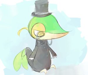 Rating: Safe Score: 0 Tags: bow_(feature) bow_tie clothed clothing e621 eyewear fan_character frown fully_clothed generation_5_pokemon gloves handwear hat headgear headwear male mejjers monocle nintendo pokemon pokemon_(species) reptile scalie sitting snivy solo suit tangle top_hat User: bunchy7s