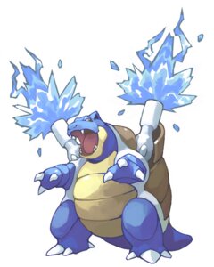 Rating: Safe Score: 0 Tags: 4:5 ambiguous_gender blastoise blue_body blue_skin e621 feral generation_1_pokemon nintendo pearlasaurus pokemon pokemon_(species) reptile scalie shell simple_background solo water white_background User: bunchy7s