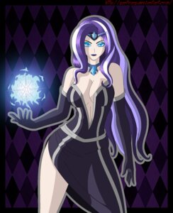 Rating: Safe Score: 0 Tags: alternate_species big_breasts breasts cleavage clothed clothing dress e621 female friendship_is_magic hasbro hi_res human humanized idw_publishing looking_at_viewer mammal my_little_pony my_little_pony_(idw) nightmare_rarity_(idw) not_furry smile solo zantyarz User: bunchy7s