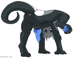 Rating: Explicit Score: 0 Tags: 2008 4_toes all_fours animal_genitalia animal_penis anthro anus backsack balls biped blue_anus blue_eyes blue_pawpads blue_penis butt canine_genitalia canine_penis diesel_(muzz) e621 erection feet femboy fur genitals grey_body grey_fur grey_hair hair hybrid inviting knot looking_at_viewer looking_through looking_through_legs male mammal muzz nude one_eye_closed pawpads paws penis playful pose presenting presenting_hindquarters raised_leg sheath simple_background solo sputnik_(artist) tail toes white_background wink User: bunchy7s