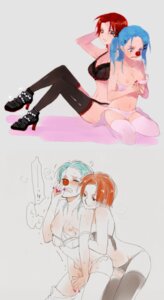 Rating: Explicit Score: 0 Tags: 2girls black_socks blue_hair blush breast_grab breasts buggy_the_clown closed_eyes clothing clown crossed_legs female female_only genderswap genderswap_(mtf) heels high_heels highres human icha jewelry legs lingerie multiple_females multiple_girls nail_polish nipples no_visible_genitalia one_piece open_toe_shoes ponytail red_hair red_nose rule34 rule_63 sandals sex shanks shoes short_hair sitting socks socks_and_heels sparkle straight_hair thigh_socks thighhighs tied_hair underwear white_socks yuri User: bunchy7s