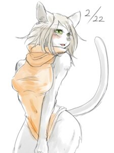 Rating: Questionable Score: 0 Tags: 2011 3:4 anthro blush breasts domestic_cat e621 felid feline felis female green_eyes hair mammal simple_background solo tail white_background white_hair yunaga_500 User: bunchy7s Rating: Questionable Score: 0 Tags: 2011 3:4 anthro blush breasts domestic_cat e621 felid feline felis female green_eyes hair mammal simple_background solo tail white_background white_hair yunaga_500 User: bunchy7s