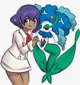 Rating: Safe Score: 0 Tags: blue_flower_florges bottomwear brown_body brown_skin clothing duo e621 female florges generation_6_pokemon hair hand_holding human humanoid mammal nintendo pokemon pokemon_(species) purple_hair sina_(pokemon) size_difference skirt unknown_artist User: bunchy7s