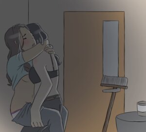 Rating: Questionable Score: 0 Tags: 2girls against_wall black_hair blush bra braless brown_hair cilia14 closed_eyes closet clothing elizabeth_gillies faceless_female female female_only human jade_west leg_wrap locked_in long_hair navel nickelodeon panties pants_down rule34 shirt_lift shirtless tori_vega undressing undressing_another victoria_justice victorious yuri User: bunchy7s