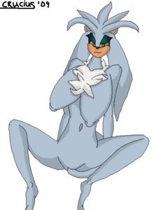 Rating: Explicit Score: 0 Tags: anthro breasts crucius female grey_hair hedgehog nipples rule34 rule_63 silver_the_hedgehog sitting smile solo sonic_(series) tagme yellow_eyes User: bunchy7s