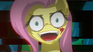 Rating: Questionable Score: 0 Tags: 16:9 2013 animated animated_gif artist_collaboration blood bodily_fluids creepy e621 equid equine fantasyblade female fluttershy_(mlp) friendship_is_magic fur green_eyes hair hasbro horse looking_at_viewer mammal my_little_pony open_mouth pink_hair pony short_playtime snapshopvisuals solo standing stare third-party_edit widescreen yellow_body yellow_fur User: bunchy7s
