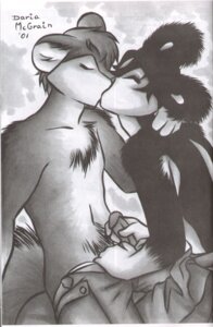 Rating: Explicit Score: 0 Tags: 2001 alex_(daria_mcgrain) anthro clothed clothing daria_mcgrain dean_(daria_mcgrain) duo e621 erection genitals hi_res humanoid_genitalia humanoid_penis kiss_on_lips kissing male male/male mammal marker_(artwork) mephitid penis rodent sciurid skunk tail traditional_media_(artwork) tree_squirrel User: bunchy7s