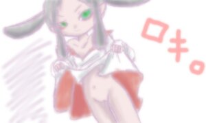 Rating: Explicit Score: 0 Tags: 1girls artist_request bottomless character_name dress_lift facing_viewer female green_eyes japanese_text lifted_by_self light-skinned_female light_skin looking_at_viewer petite petite_body petite_female pointy_ears pop'n_music pussy roki_(pop'n_music) rule34 simple_background skinny_female solo tagme text translated white_background User: bunchy7s