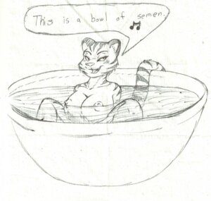 Rating: Explicit Score: 0 Tags: 2014 anthro biped bodily_fluids bowl breasts container cum cum_bath dialogue e621 english_text fangs felid female fur genital_fluids hi_res looking_at_viewer mammal nipples open_mouth pantherine rheumatism simple_background sitting smile solo stripes teeth text tiger white_background User: bunchy7s Rating: Explicit Score: 0 Tags: 2014 anthro biped bodily_fluids bowl breasts container cum cum_bath dialogue e621 english_text fangs felid female fur genital_fluids hi_res looking_at_viewer mammal nipples open_mouth pantherine rheumatism simple_background sitting smile solo stripes teeth text tiger white_background User: bunchy7s