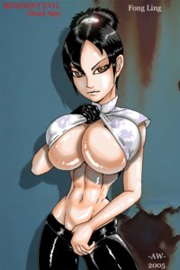 Rating: Questionable Score: 0 Tags: 2005 arcticwinds black_hair breasts brown_eyes female female_only fong_ling gloves jeans large_breasts navel ponytail resident_evil resident_evil_dead_aim rule34 shirt_lift single_glove solo standing tied_hair toned User: bunchy7s