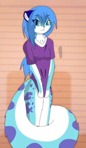 Rating: Safe Score: 0 Tags: 2014 anthro blaze984 blue_body blue_fur blue_hair e621 felid female fur hair hi_res jamie_cresent looking_at_viewer mammal pantherine snow_leopard solo User: bunchy7s