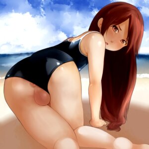 Rating: Explicit Score: 0 Tags: 1boy all_fours androgynous anus ass balls beach blush crossdressing femboy frown girly human human_only long_hair looking_back male male_only one-piece_swimsuit open_mouth original red_eyes red_hair rule34 school_swimsuit solo swimsuit testicles trap wachiwo User: bunchy7s