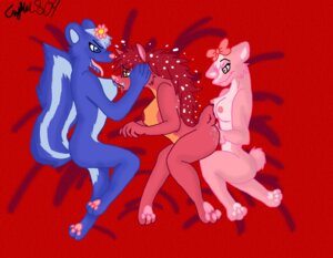 Rating: Explicit Score: 0 Tags: 2009 2d 3girls anthro blue_fur bow breast_sucking breasts chipmunk digital_media female female/female female_only fingering flaky_(htf) flower furry giggles_(htf) happy_tree_friends interspecies lesbian lesbian_sex masturbation mondo_media petunia_(htf) pink_fur porcupine red_fur rodent rule34 saliva_on_breasts skunk squirrel threesome wafflez101 yuri User: bunchy7s