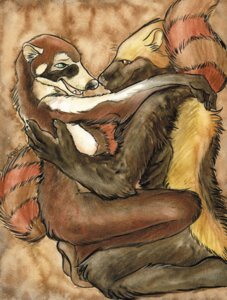 Rating: Explicit Score: 0 Tags: 2005 anthro breasts coati coatimundi cuddle female fur kaputotter male mammal mustelid nude rule34 sideboob straight wolverine User: bunchy7s