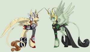 Rating: Safe Score: 0 Tags: absurd_res armor beard cape clothing crossover duo e621 equid equine facial_hair feathered_wings feathers feral fur green_body green_eyes green_fur hair hasbro headgear helmet hi_res horn loki_(marvel) long_hair male mammal marvel my_little_pony mythological_creature mythological_equine mythology standing thor_(marvel) toxicunicorns winged_unicorn wings User: bunchy7s