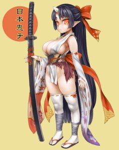 Rating: Questionable Score: 0 Tags: asanagi asian_clothing big_breasts breasts clothed clothing demon e621 east_asian_clothing female footwear hi_res hinomoto_oniko horn huge_breasts humanoid_pointy_ears japanese_clothing katana kbtr legwear melee_weapon not_furry obi obijime pointy_ears solo stockings sword weapon zori User: bunchy7s