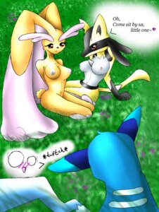 Rating: Questionable Score: 0 Tags: alternate_color anthro anthrofied blush breasts canid canine e621 english_text fan_character female frost_wolf generation_1_pokemon generation_4_pokemon group hi_res inviting lagomorph lopunny lucario male mammal mikomistar nintendo nipples pikachu pokemon pokemon_(species) pokemorph red_eyes rodent shiny_pokemon tail temptation text User: bunchy7s