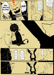Rating: Safe Score: 0 Tags: anthro blush bodily_fluids canid canine canis comic e621 english_text felid female fur group hair human kemono lila_(kashiwagi_aki) lion male mammal pantherine rolf saitou_(yakantuzura) short_hair sweat text translated wolf yakantuzura young zinovy User: bunchy7s