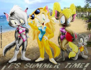 Rating: Questionable Score: 0 Tags: 2005 anthro artist_name balls_of_furr beach bikini clothed clothing copyright_symbol detailed_background e621 english_text female group kido mammal one-piece_swimsuit outside ricardo_canheta sand seaside skimpy sky swimwear symbol tail text two-piece_swimsuit water User: bunchy7s