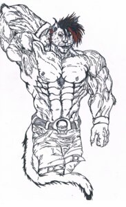 Rating: Safe Score: 0 Tags: abs anthro athletic belt biceps biped bottomwear clothed clothing e621 fangs felid flexing fur hair hi_res looking_at_viewer male mammal muscular muscular_anthro muscular_male nipples open_mouth pecs pose shorts simple_background sketch solo standing tail teeth tongue topless vein white_background yautaian-darkness_(artist) yautjaian-darkness User: bunchy7s