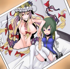 Rating: Explicit Score: 0 Tags: bed blush bondage breasts censored dateya_torahachi drooling eiki_shiki female female_only femdom gap grin highres mokujinn multiple_females multiple_girls nipples nude photo_(object) rule34 sin_sack smile thighhighs touhou yukari_yakumo User: bunchy7s