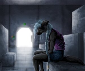 Rating: Safe Score: 0 Tags: anthro blue_hair bottomwear braided_hair canid canine clothed clothing detailed detailed_background e621 eyes_closed female fluffy fluffy_tail fully_clothed grey_theme hair inside long_hair mammal pivoted_ears sad shirt shorts sitting sitting_on_object solo tail tank_top tina_leyk toony topwear warehouse User: bunchy7s