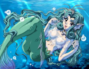Rating: Questionable Score: 0 Tags: blue blue_eyes breasts bubble bubbles choker collar earrings female fin flower green_hair happy highres jewelry long_hair merfolk mermaid nipples nude ocean pointy_ears rule34 see-through smile underwater water User: bunchy7s