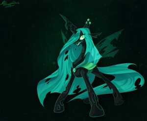 Rating: Safe Score: 0 Tags: arthropod black_background changeling_(mlp) e621 female feral friendship_is_magic green_hair hair hasbro hole_(anatomy) horn insect_wings leighanna long_hair my_little_pony quadruped queen_chrysalis_(mlp) simple_background solo tail wings User: bunchy7s