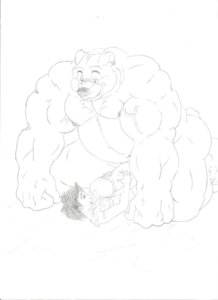 Rating: Explicit Score: 0 Tags: 2011 bear bodily_fluids cum duo e621 erection genital_fluids genitals hi_res human humanoid_genitalia humanoid_penis hyper larger_male male male/male mammal penis piercing ramzo89 simple_background size_difference smaller_male traditional_media_(artwork) white_background User: bunchy7s