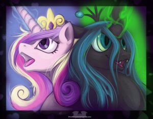Rating: Safe Score: 0 Tags: 2012 ambiguous_form arthropod blue_hair changeling_(mlp) crown duet duo e621 equid equine fangs female friendship_is_magic green_eyes hair hasbro headgear horn long_hair mammal multicolored_hair my_little_pony mythological_creature mythological_equine mythology princess princess_cadance_(mlp) purple_eyes queen_chrysalis_(mlp) royalty singing teeth temrin unicorn User: bunchy7s